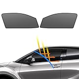 BLUESEATEC トヨタ C-HR 遮光 メッシュカーテン 10系 50系 マグネット式 サンシェード サイド用 H28.12-現行 運転席 助手席 日除け 2枚