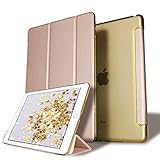 PIXEL.(ピクセル.) iPad 10.2インチ ケース 軽量・薄型・ハードタイプのスマートカバー ケース 三つ折り保護カバー クリアバックケース 自立スタンド・オートスリープ機能 iPad 2021/20/19年 iPad9/iPad8/iPad7[iPad 10.2インチ：A2602 A2604 A2603 A2605 A2270 A2428 A2429 A2430 A2197 A2200 A2198]（対応機種：iPad 10.2inch 第9/8/7世代）（ゴールド）