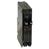 Square D by Schneider Electric qot1515cp QO 2 – 15 Ampタンデム回路遮断器単極