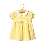 RoRykon ベビー服 女の子 キッズ 洋服 ワンピース ドレス オーガニックコットン ガールズワンピース 夏サマー ふんわり柔らかい肌触り 出産祝い 贈り物 可愛いベビー (110cm（36～48