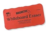 Charles Leonard Dry Eraseホワイトボード磁気消しゴム、フェルト、レッド/ブラック、12パック(74540 )