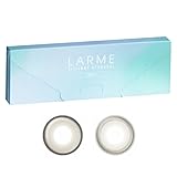 乱視用カラコン LARME SILICONE HYDROGEL WMOIST UV TORIC ラルムシリコンハイドロゲルWモイストUVトーリック(1箱10枚) 度数：-6.00 カラー：アイスグレーブラウン -0.75D/180°