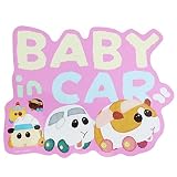 PUI PUI モルカー[車用 防水 ステッカー]ベイビーインカー ステッカー/BABY in CAR 隊列移動