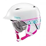 Bern バーン CAMINA ヘルメット 子供用 ガールズモデル 軽量 アクションスポーツ 正規品　SATIN WHITE FAIR ISLE　SMサイズ