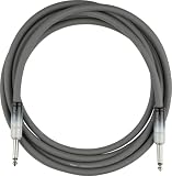 Fender フェンダー 楽器用シールドケーブル Ombré Instrument Cable, Straight/Straight, 10', Silver Smoke 3m