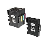 J-ECO製 GC41H 4色セット 4色セット ＋ GC41KH 顔料 お得な5本セット 増量 ISO14001、ISO9001、CE、SGS認証工場 リコー用 互換インクカートリッジ 残量表示 (GC41H GC41KH GC41CH GC41MH GC41YH)