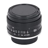 50mm F1.7 フルフレーム大口径マニュアルフォーカスレンズ、標準 42MM スレッドマウント付きフォーカスプライムレンズ、シャープネスとボケ味、カメラアクセサリー