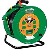 日動工業:日動 金属センサードラム 100V アース漏電しゃ断器付 30m KS-EB34 型式:KS-EB34