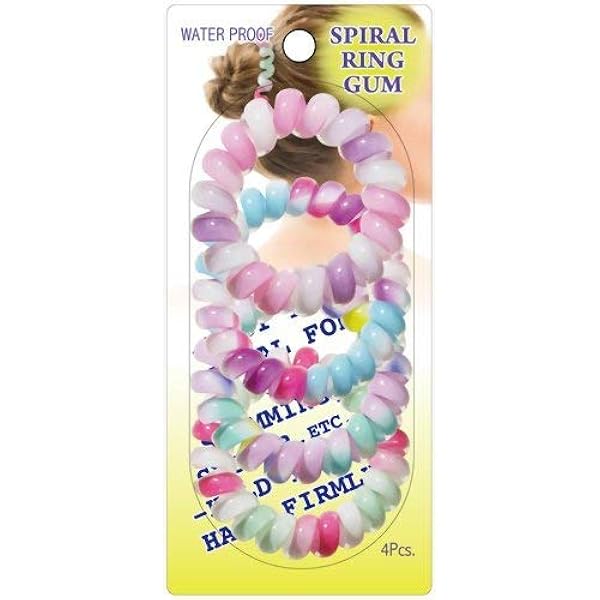 Amazon | スパイラルリングゴム 01 | セラ | ヘアクリップ