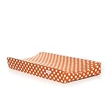 Sweet Potato Calliope Changing Pad Cover, Tangerine/Orange/ White by Sweet Potatoes