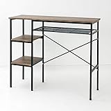 ヴィンテージ調カウンターテーブル(カウンターテーブル ハイカウンター カウンター バーテーブル お洒落 インテリア ブラウン)