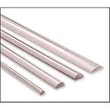 SV925/AG925 ハーフラウンドワイヤー 銀線 甲丸線 16サイズ 50cmから 2.7mmx1.2mmx50cm 【1点】
