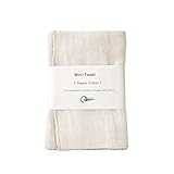 Nawrap 100 % Organic Cotton Baby Face Cloth, Ivory by IPPINKA