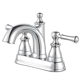 Pfister Autry 4で。センターセット蛇口、ポリッシュクローム