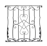 INK-1401165H　ロートアイアン製　面格子