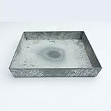 アートストーン スクエアーソーサー グレー 26cm 【2個入り】 /専用受皿 生活用品 インテリア 雑貨 花 ガーデニング プランター top1-ds-1699341-ah [簡素パッケージ品]