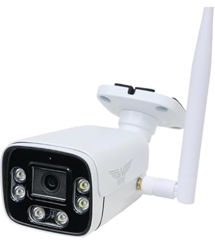 Amazon.co.jp: WTW 塚本無線 防犯灯カメラ 黒 500万画素 Par BD 8LED