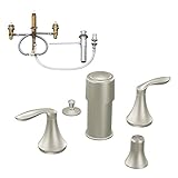 Moen KBEV-D-T5220BN Eva Two-Handle Bidet Faucet, Brushed Nickel [並行輸入品]