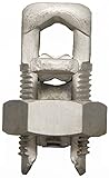 Morris Products 90412 Split Bolt Connectors With Spacer Dual Rated For Copper And Aluminum Conductor