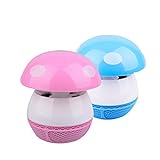 PerPure 蚊取り器 吸込み式 捕虫器 USB接続 静音 蚊除けライト 虫吸い取り器 吸引ファン 殺虫剤不要 人畜無害 蚊 虫除け 寝室 リビング オフィス (ブルー)