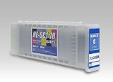 日本製 エプソン用 互換インクカートリッジ SC1C70 type シアン (700ml)