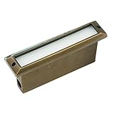 Best Quality Lighting LV55AB Finished Outdoor Step Light with Clear Glass Shade, Bronze [並行輸入品]