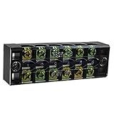 DealMux 6位置デュアル行ネジ端子バリアブロック、25アンプ