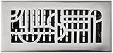 Decor Grates 2インチby 12-inchアールデコアルミニウムニッケル床登録 4x10 Inch ADA410-NKL 1
