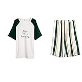 GAODUZI 夏の綿の恋人パジャマ薄い女性の夏ルーズなホームサービススポーツの男性の半袖コットンの下着（半袖+ショーツ）の韓国語版 (色 : マルチカラー まるちから゜, サイズ さいず : Men