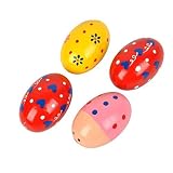 trendinao 1個ランダムカラーホットセール子供幼児用カラフルなミュージカル砂Egg木製Rattle Instrumentおもちゃ