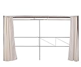 カーテン付きクローゼットロッカー ワイドタイプダーク ブラウン色 NJ-0357