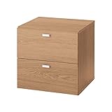 [ベルメゾン] キューブ ボックス （奥行４０ｃｍ） ナチュラル タイプ：引出し２杯