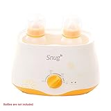 Anself snug 2 in 1 多機能 一定の加熱 ダブルウォーマー BPAフリー 実用ミルクヒーター ポータブル ベビーボトルウォーマー