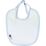 BonnBonn Baby Antimicrobial Wicking Bib - Blue, 12 x 9 by BonnBonn Baby