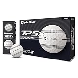 テーラーメイド(TAYLOR MADE) TMJ24 TP5x Stripe JPN dz ティーピーファイブ エックス ストライプ ゴルフボール ホワイト