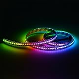 MOKUNGIT APA102 LED Strip Lights 3.2ft/1m APA102-C 144 LEDs 5050 RGB Individually Addressable RGB Fu