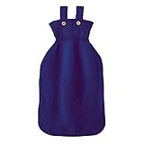 Disana Organic Knitted Merino Wool Baby Sleeping Bag (6-18m 75cm, Navy) by Disana