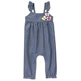 ジンボリー GYMBOREE/ バタフライオーバーオール シャンブレー ロンパース半袖 6～12ヶ月【並行輸入】