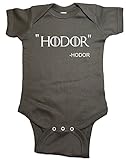 Game of Thrones Baby One Piece " Hodor "ボディスーツ カラー: ブラック
