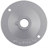 Red Dot S-1-RD Lampholder Cover, Round, 4-1/8-Inch Diameter, Silver [並行輸入品]