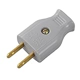 オーム電機 平型プラグ グレー RK-6215G-Z 00-8233