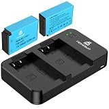 Homesuit LP-E17 バッテリー2個 1300mAh 大容量 急速充電 Micro USB充電器セット LED付き 対応機種Canon EOS RP EOS Kiss X9i X9 X8i Canon EOS 9000D 8000D 800D 760D 750D 200D 77D EOS M3 M5 M6 Rebel T8i T7i T6i T6s SL3 SL2