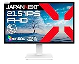 JAPANNEXT 21.5インチ モニター フルHD 1920x1080解像度 IPS ディスプレイ (HDMI/スピーカー内蔵/VESA対応/ブルーライトカット) JN-IPS2152FHDR-C65W-T