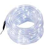 Ehomeブランド100個LED 39ftチューブライト 防水と闇感知功能がある、様々な場所で使用できる。パティオで、ガーデンで、芝生上、パーティーで、プールで、フェンス上 (白)