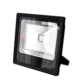 LED投光器 50W 薄型 500W相当 グリーン 緑 グリーンライト 広角120度 防水加工 【ブラック/黒】