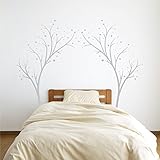 Large Star Tree Vinyl Decal - Decor Wall Sticker for Baby Nursery or Kids Room Home Design Transfer 