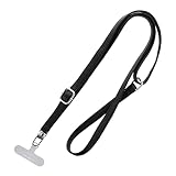 [ルプラス] ショルダーストラップ SHOULTY MULTI STRAP PUレザータイプ ブラック LN-MSS02BK