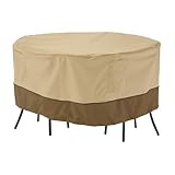 Classic Accessories 71962 Veranda Round Patio Bistro Table and Chair Set Cover [並行輸入品]