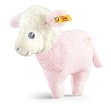 Steiff Sweet Dreams Lamb Rattle, Pink, 4.7 by Steiff