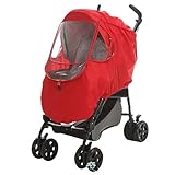 ベビーポッポ ベビーカー用　カバー　ベーシック　プラス　※ベビーカーは付属しておりません レッド フリーサイズ